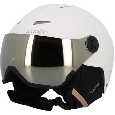 Casque de ski - CAIRN - Android visor - Coque en ABS - Écran en polycarbonate - Taille Homme Blanc - Publicité Casque de ski - CAIRN - Android visor - Coque en ABS - Écran en polycarbonate - Taille Homme Blanc - Publicité