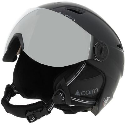 Casque de ski - CAIRN - Electron visor - Coque ABS - Ecran Polycarbonate - Taille adulte Noir - Publicité Casque de ski - CAIRN - Electron visor - Coque ABS - Ecran Polycarbonate - Taille adulte Noir - Publicité