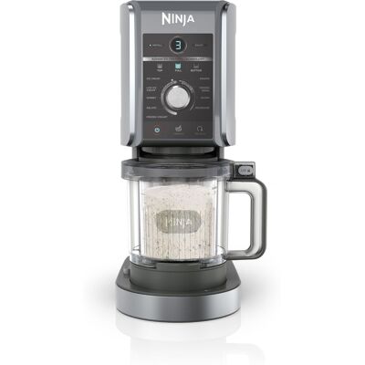 Machine à glaces et sorbetière NINJA - CREAMi Deluxe NC502EU - 2 pots inclus 709ml - 10 programmes Gris - Publicité Machine à glaces et sorbetière NINJA - CREAMi Deluxe NC502EU - 2 pots inclus 709ml - 10 programmes Gris - Publicité