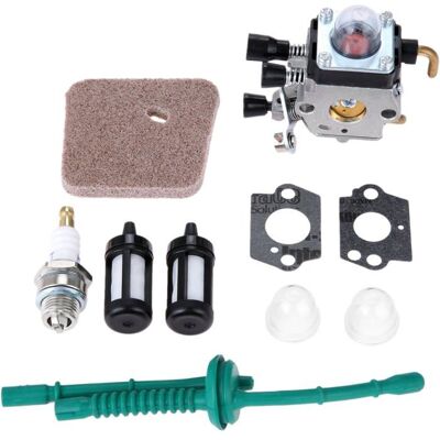 AIMOONSA Kit de carburateur de ligne de carburant pour débroussailleuse STIHL FS38 FS45 FS55 - Publicité AIMOONSA Kit de carburateur de ligne de carburant pour débroussailleuse STIHL FS38 FS45 FS55 - Publicité
