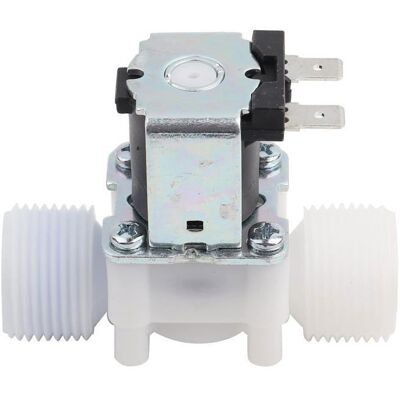 AIMOONSA Électrovanne 12V DC 3/4 (DN20) N/C normalement fermée - plastique & laiton pour eau Blanc - Publicité AIMOONSA Électrovanne 12V DC 3/4 (DN20) N/C normalement fermée - plastique & laiton pour eau Blanc - Publicité