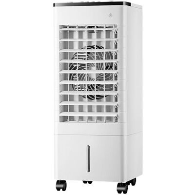 ECLEANFY Refroidisseur portable silencieux 75W télécommande vocale réservoir 9L 3 vitesses minuterie fourni avec cristaux de glace - Publicité ECLEANFY Refroidisseur portable silencieux 75W télécommande vocale réservoir 9L 3 vitesses minuterie fourni avec cristaux de glace - Publicité