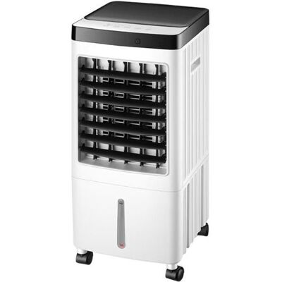 ECLEANFY Rafraîchisseur mobile 65W silencieux télécommande réservoir 10L 3 vitesses fourni avec cristaux de glace - Publicité ECLEANFY Rafraîchisseur mobile 65W silencieux télécommande réservoir 10L 3 vitesses fourni avec cristaux de glace - Publicité