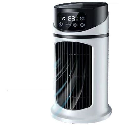 ECLEANFY Ventilateur brumisateur 10W réservoir 300ml 6 vitesses/minuterie éclairage 7 couleurs - Publicité ECLEANFY Ventilateur brumisateur 10W réservoir 300ml 6 vitesses/minuterie éclairage 7 couleurs - Publicité