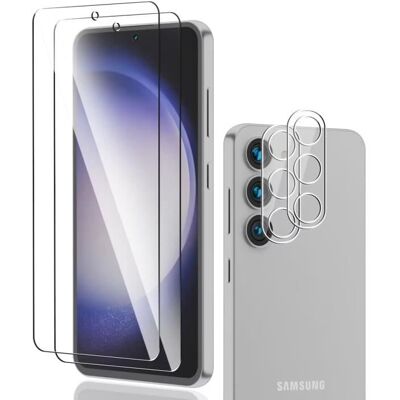 RASENA Verre Trempé Pour Samsung Galaxy S23 FEProtection Décran 2 Pièces et Galaxy S23 FE Caméra Arrière Protecteur 2 Pièces 9H Dureté Blanc - Publicité RASENA Verre Trempé Pour Samsung Galaxy S23 FEProtection Décran 2 Pièces et Galaxy S23 FE Caméra Arrière Protecteur 2 Pièces 9H Dureté Blanc - Publicité
