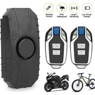 Alarme Antivol Vélo et Trottinette Sans Fil - Marque - Noir ALURRA Noir - Publicité Alarme Antivol Vélo et Trottinette Sans Fil - Marque - Noir ALURRA Noir - Publicité