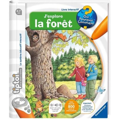 tiptoi® Livre interactif Je découvre la forêt 4 ans 13099005 Ravensburger Orange - Publicité tiptoi® Livre interactif Je découvre la forêt 4 ans 13099005 Ravensburger Orange - Publicité