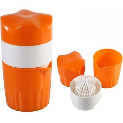 Presse-Agrumes Manuel - HANDEIU - Compact - Durable - Facile à nettoyer - 30 ml Orange - Publicité Presse-Agrumes Manuel - HANDEIU - Compact - Durable - Facile à nettoyer - 30 ml Orange - Publicité
