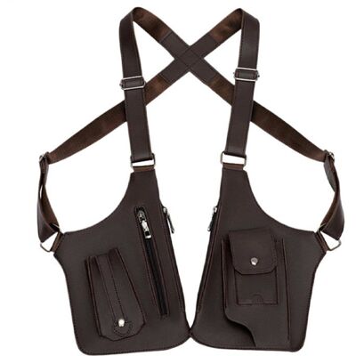 Holster Épaule PU - 1 Pièce - Antivol Caché pour Téléphone Portefeuille - Loisir ALURRA - Publicité Holster Épaule PU - 1 Pièce - Antivol Caché pour Téléphone Portefeuille - Loisir ALURRA - Publicité