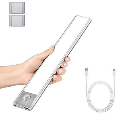 Lampe de Placard - AIMOONSA - LED Rechargeable - 20cm - Détecteur de Mouvement - Ultra Fine - Publicité Lampe de Placard - AIMOONSA - LED Rechargeable - 20cm - Détecteur de Mouvement - Ultra Fine - Publicité