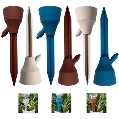 Kit goutte à goutte bouteille - 6 pièces - Arrosage plante intérieur - Distributeur eau réglable - Jardinage Lumiryn - Publicité Kit goutte à goutte bouteille - 6 pièces - Arrosage plante intérieur - Distributeur eau réglable - Jardinage Lumiryn - Publicité