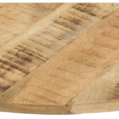 PLATEAU DE TABLE VENDU SEUL - AYNEFY Dessus de table Bois de manguier solide Rond 15-16 mm 60 cm Marron - Publicité PLATEAU DE TABLE VENDU SEUL - AYNEFY Dessus de table Bois de manguier solide Rond 15-16 mm 60 cm Marron - Publicité