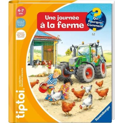 tiptoi® Livre interactif Une journée à la ferme 4 ans 13099014 Ravensburger Orange - Publicité tiptoi® Livre interactif Une journée à la ferme 4 ans 13099014 Ravensburger Orange - Publicité