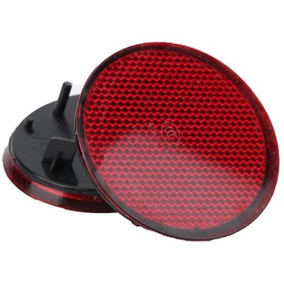 réflecteur rond 2 pièces réflecteur de pare-chocs arrière rond Modification automatique rouge adapté pour Nissan QASHQAI - Publicité réflecteur rond 2 pièces réflecteur de pare-chocs arrière rond Modification automatique rouge adapté pour Nissan QASHQAI - Publicité