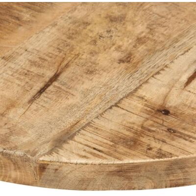 PLATEAU DE TABLE VENDU SEUL - AYNEFY Dessus de table Bois de manguier solide Rond 25-27 mm 50 cm Marron - Publicité PLATEAU DE TABLE VENDU SEUL - AYNEFY Dessus de table Bois de manguier solide Rond 25-27 mm 50 cm Marron - Publicité