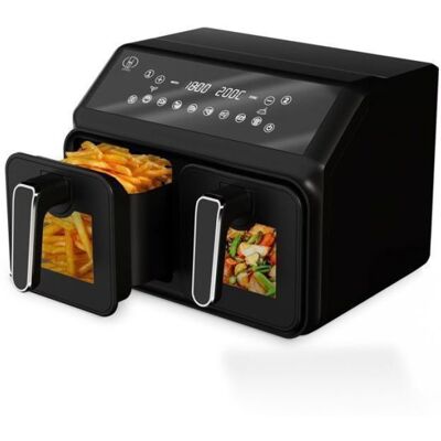 AUTREMENT Friteuse sans huile Air fryer 8L 2200W 10 programmes automatiques cuisson saine croustillant doré sans effo FRITEUSE ELECTRIQUE - Publicité AUTREMENT Friteuse sans huile Air fryer 8L 2200W 10 programmes automatiques cuisson saine croustillant doré sans effo FRITEUSE ELECTRIQUE - Publicité
