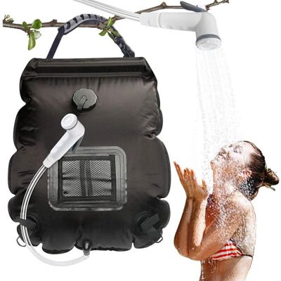 HANDEIU Sac de Douche Solaire Camping20L Douche de Voyage avec Pomme de DoucheSolaire Sac de DouchePliant Extérieur pour Douche - Publicité HANDEIU Sac de Douche Solaire Camping20L Douche de Voyage avec Pomme de DoucheSolaire Sac de DouchePliant Extérieur pour Douche - Publicité