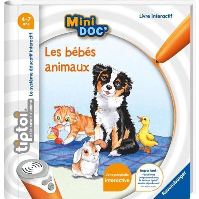 tiptoi® Livre interactif Mini Doc Les bébés animaux 4 ans 13099022 Ravensburger Orange - Publicité tiptoi® Livre interactif Mini Doc Les bébés animaux 4 ans 13099022 Ravensburger Orange - Publicité