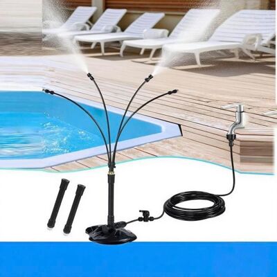 HANDEIU 1pcs Système de brumisation portable pour lextérieurbrumisateurs sur pied extérieure avec conduite dalimentation en eau(8m) - Publicité HANDEIU 1pcs Système de brumisation portable pour lextérieurbrumisateurs sur pied extérieure avec conduite dalimentation en eau(8m) - Publicité