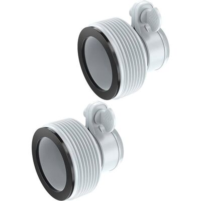 HANDEIU Adaptateur de Tuyau de Type B pour Pompes Paquet de 2 Adaptateur de Tuyau de Piscine pour raccords de 15 et 125 - Publicité HANDEIU Adaptateur de Tuyau de Type B pour Pompes Paquet de 2 Adaptateur de Tuyau de Piscine pour raccords de 15 et 125 - Publicité