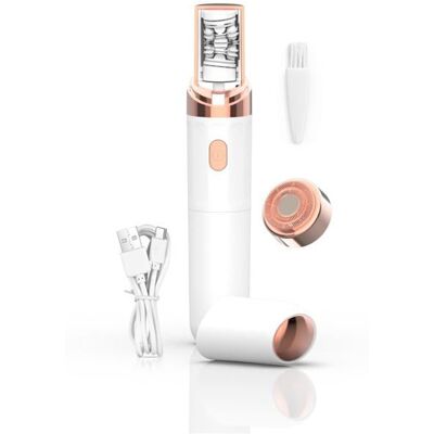 Épilateur visage rechargeable USB pour femme - Épilation douce rapide appareil facial portable - EpilSmooth pour peau lisse Corvina - Publicité Épilateur visage rechargeable USB pour femme - Épilation douce rapide appareil facial portable - EpilSmooth pour peau lisse Corvina - Publicité