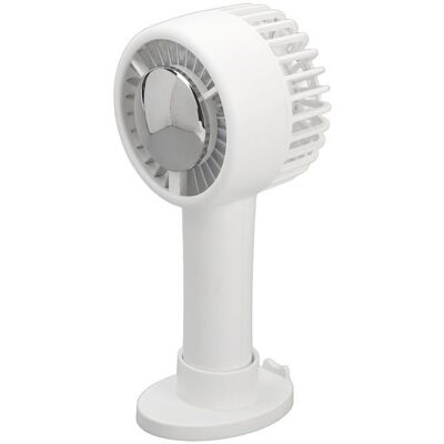 HANDEIU Ventilateur de Refroidissement PortatifVentilateur de Climatisation avec Compresse Froide à 3 VitessesRechargeable par Type-c Blanc - Publicité HANDEIU Ventilateur de Refroidissement PortatifVentilateur de Climatisation avec Compresse Froide à 3 VitessesRechargeable par Type-c Blanc - Publicité