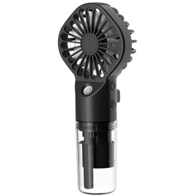 HANDEIU Ventilateur de Brumisation Portable Ventilateur de Pulvérisation deau 4 s Réglables Mini Ventilateur Personnel pour Noir Noir - Publicité HANDEIU Ventilateur de Brumisation Portable Ventilateur de Pulvérisation deau 4 s Réglables Mini Ventilateur Personnel pour Noir Noir - Publicité