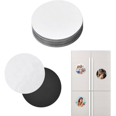 Aimants Frigo Sublimation Ronds 10pcs-10 Rond Vierges DIY Décoratifs Tableau Blanc Aimant Lumiryn - Publicité Aimants Frigo Sublimation Ronds 10pcs-10 Rond Vierges DIY Décoratifs Tableau Blanc Aimant Lumiryn - Publicité