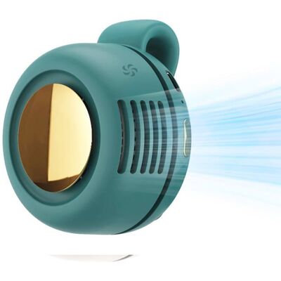 Mini Ventilateur Portable - HANDEIU - Rechargeable USB - 3 Vitesses - Clip Pivotant 360° - Vert Vert - Publicité Mini Ventilateur Portable - HANDEIU - Rechargeable USB - 3 Vitesses - Clip Pivotant 360° - Vert Vert - Publicité