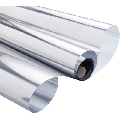 Film fenêtre - AIMOONSA - 40×200CM - Électrostatique repositionnable - Anti-UV - Protection vie privée Gris - Publicité Film fenêtre - AIMOONSA - 40×200CM - Électrostatique repositionnable - Anti-UV - Protection vie privée Gris - Publicité
