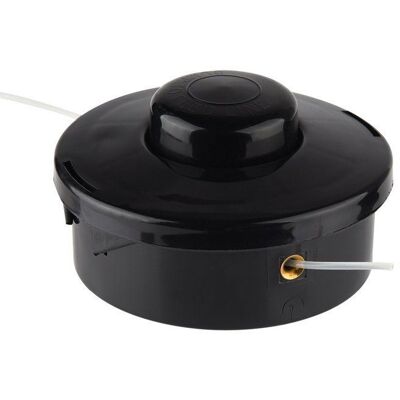 Tête de débroussailleuse universelle AIMOONSA Tap & Go - Nylon filetage M10 x125 gauche pré-chargée Noir - Publicité Tête de débroussailleuse universelle AIMOONSA Tap & Go - Nylon filetage M10 x125 gauche pré-chargée Noir - Publicité