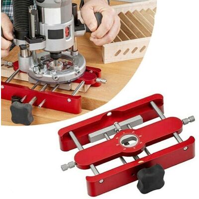 AIMOONSA Gabarit à mortaiser 2-en-1 de précision pour défonceuse – 7 tailles (4–14 mm) ABS 18×18×4 cm - Publicité AIMOONSA Gabarit à mortaiser 2-en-1 de précision pour défonceuse – 7 tailles (4–14 mm) ABS 18×18×4 cm - Publicité