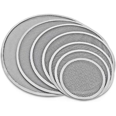 HANDEIU Plaque de cuisson pour pizza au four en maille daluminium anti-adhésif avec trous et bord sans couture 254 cm - Publicité HANDEIU Plaque de cuisson pour pizza au four en maille daluminium anti-adhésif avec trous et bord sans couture 254 cm - Publicité
