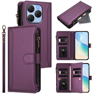 RASENA Coque pour Blackview Shark 9 6.67 Housse Etui à Rabat en Cuir PU Fermeture Magnétique avec 9 Fentes pour Cartes -Violet Violet - Publicité RASENA Coque pour Blackview Shark 9 6.67 Housse Etui à Rabat en Cuir PU Fermeture Magnétique avec 9 Fentes pour Cartes -Violet Violet - Publicité