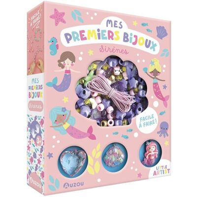 Coffret de perles fantaisie - Thème sirènes - 230 perles - Dès 3 ans - Breloques incluses - Publicité Coffret de perles fantaisie - Thème sirènes - 230 perles - Dès 3 ans - Breloques incluses - Publicité