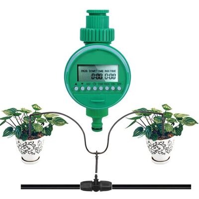AIMOONSA Minuterie darrosage automatique étanche avec écran LCD - Programmateur multi-cycles pour jardin - Publicité AIMOONSA Minuterie darrosage automatique étanche avec écran LCD - Programmateur multi-cycles pour jardin - Publicité