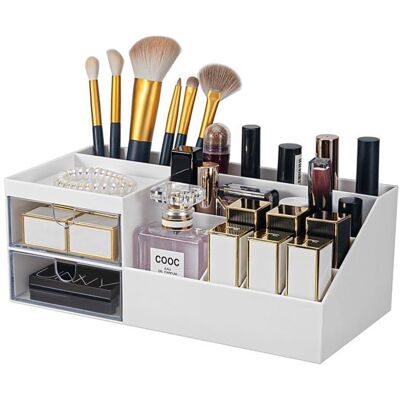Rangement maquillage tiroirs - 1 pièce organiseur - Pour commode salle bain Cuneary - Publicité Rangement maquillage tiroirs - 1 pièce organiseur - Pour commode salle bain Cuneary - Publicité