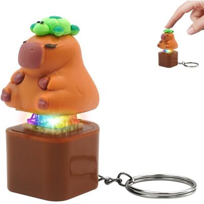 Porte-Clés Capybara Son et Lumière - 1pc Anti-Stress Sensoriel - Concentration et Soulagement Lumiryn - Publicité Porte-Clés Capybara Son et Lumière - 1pc Anti-Stress Sensoriel - Concentration et Soulagement Lumiryn - Publicité