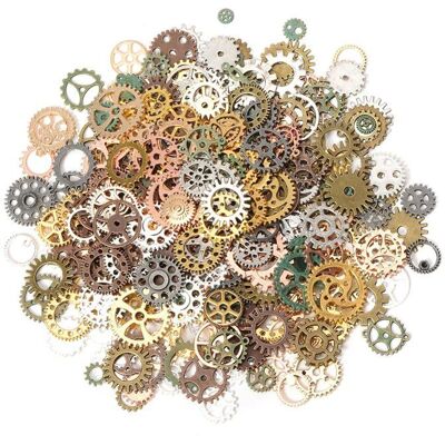 Engrenage Steampunk Métal - 100 g - Vintage Alliage Multicolore - Bijou Modélisme Aucunely - Publicité Engrenage Steampunk Métal - 100 g - Vintage Alliage Multicolore - Bijou Modélisme Aucunely - Publicité