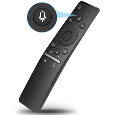 Télécommande Universelle - RNCYN - Compatible Samsung Smart TV - Commandes Vocales - 4K - Noir Noir - Publicité Télécommande Universelle - RNCYN - Compatible Samsung Smart TV - Commandes Vocales - 4K - Noir Noir - Publicité