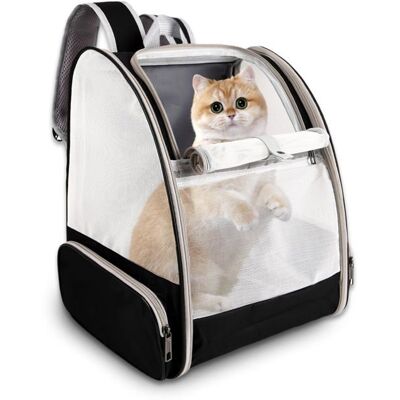 AIMOONSA Sac à dos transport chat 38×32×42 cm - pliable maille ventilée approuvé avion jusquà 8 kg - Publicité AIMOONSA Sac à dos transport chat 38×32×42 cm - pliable maille ventilée approuvé avion jusquà 8 kg - Publicité