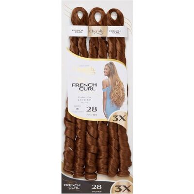 CHERISH French curl 3boule extensions de cheveux synthétiques bouclés (couleur 30) - Publicité CHERISH French curl 3boule extensions de cheveux synthétiques bouclés (couleur 30) - Publicité
