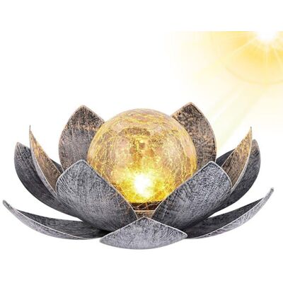 AIMOONSA Lampe solaire LED Fleur de Lotus flottante - éclairage décoratif jardin/piscine extérieur - Publicité AIMOONSA Lampe solaire LED Fleur de Lotus flottante - éclairage décoratif jardin/piscine extérieur - Publicité