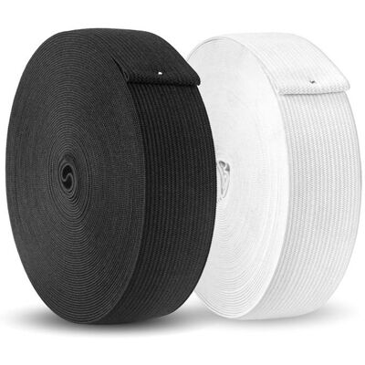 Élastique couture 30mm - Lot 2 blanc et noir bande - Pour couture bricolage artisanat Corvina - Publicité Élastique couture 30mm - Lot 2 blanc et noir bande - Pour couture bricolage artisanat Corvina - Publicité