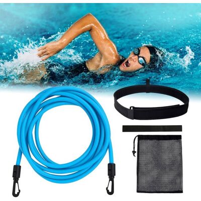 HANDEIU Résistance Elastique de Nage4M Réglable Elastique de Nage PiscineEntraînement Ceinture de NatationElastique Natation - Publicité HANDEIU Résistance Elastique de Nage4M Réglable Elastique de Nage PiscineEntraînement Ceinture de NatationElastique Natation - Publicité