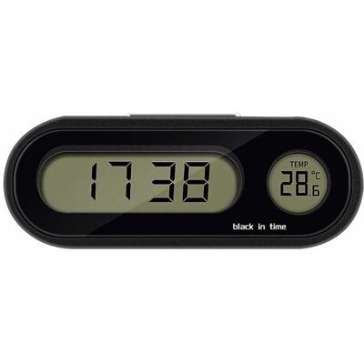 Horloge de voiture - AIMOONSA - Clock Thermometer - Numérique - Thermomètre intégré - Rétroéclairage LED Noir - Publicité Horloge de voiture - AIMOONSA - Clock Thermometer - Numérique - Thermomètre intégré - Rétroéclairage LED Noir - Publicité