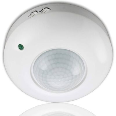 Détecteur de mouvement PIR plafond 360° portée 6 m 1200W - AIMOONSA - Publicité Détecteur de mouvement PIR plafond 360° portée 6 m 1200W - AIMOONSA - Publicité