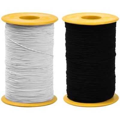 Bobine élastique 0.5 mm - Fil stretch pour couture - Loisirs créatifs - Bijoux masques chapeaux - 1 pièce Lumiryn - Publicité Bobine élastique 0.5 mm - Fil stretch pour couture - Loisirs créatifs - Bijoux masques chapeaux - 1 pièce Lumiryn - Publicité