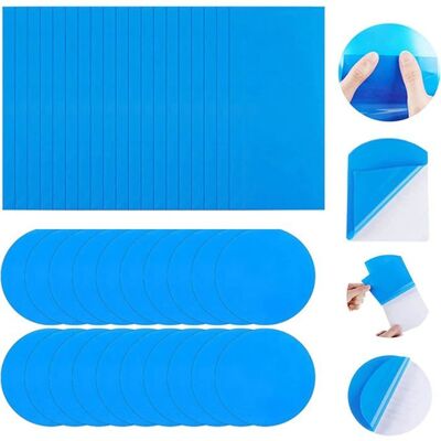 AIMOONSA Kit 20 patches réparation piscine en PVC auto-adhésifs - bleu répare piscines et produits gonflables Bleu - Publicité AIMOONSA Kit 20 patches réparation piscine en PVC auto-adhésifs - bleu répare piscines et produits gonflables Bleu - Publicité