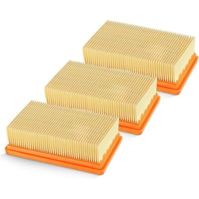 HANDEIU Filtre plissé plat pour aspirateurs eau et poussière Karcher MV4 MV5 MV6 WD4 WD5 WD6 WD4P WD5P WD6P paquet de 3 - Publicité HANDEIU Filtre plissé plat pour aspirateurs eau et poussière Karcher MV4 MV5 MV6 WD4 WD5 WD6 WD4P WD5P WD6P paquet de 3 - Publicité